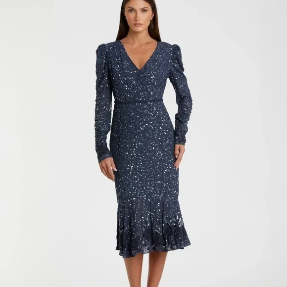knee length dresses for ladies Mac Duggal 67529 – Manhattandress main image 1